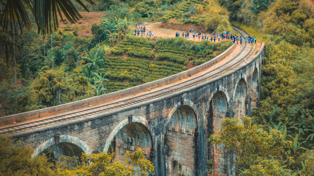 Nine arch bridge